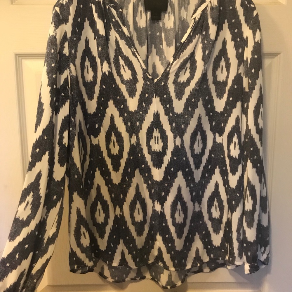 J Crew Patterned Blouse